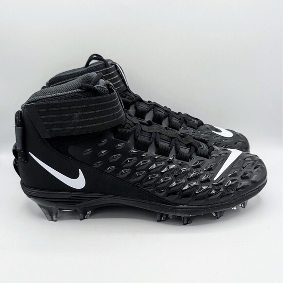 Nike Force Savage Pro 2 Black Anthracite Men's 11.5 Football Cleats AH4000-002 - Picture 2 of 7